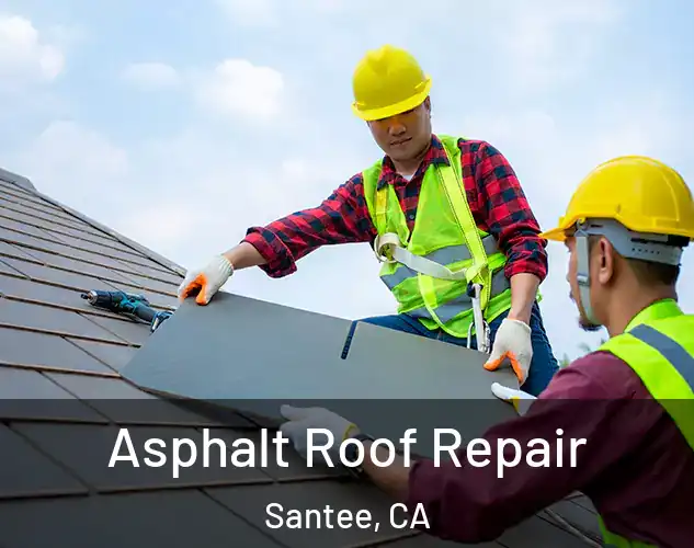  Asphalt Roof Repair Santee, CA