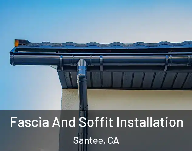  Fascia And Soffit Installation Santee, CA