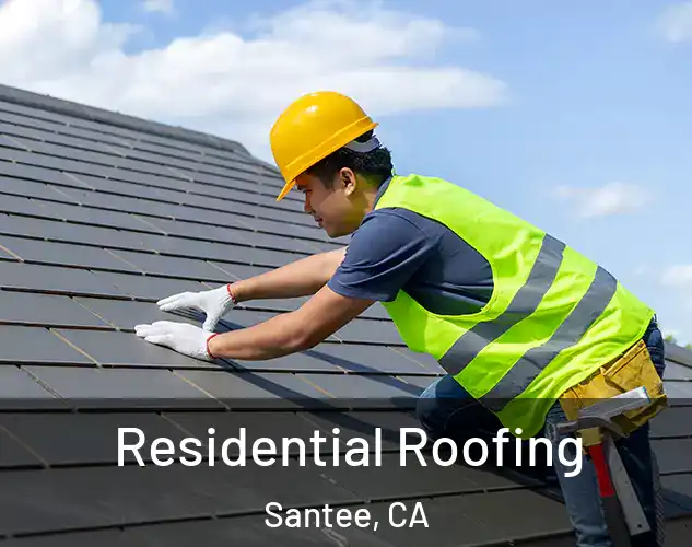  Residential Roofing Santee, CA