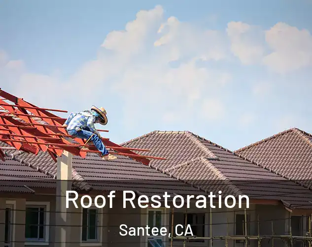  Roof Restoration Santee, CA