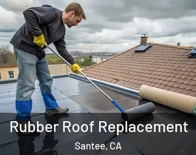  Rubber Roof Replacement Santee, CA