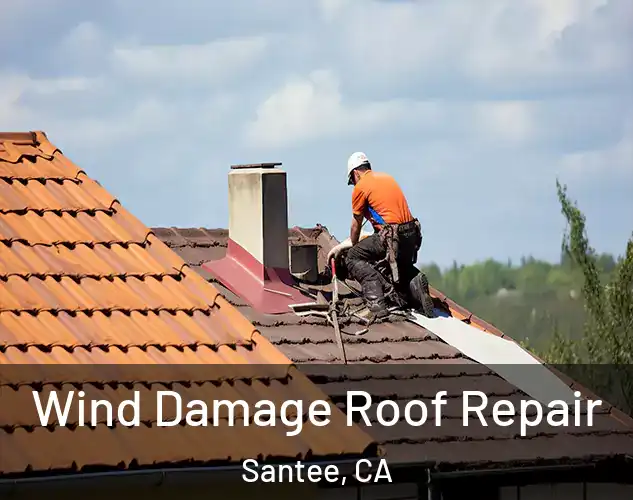  Wind Damage Roof Repair Santee, CA